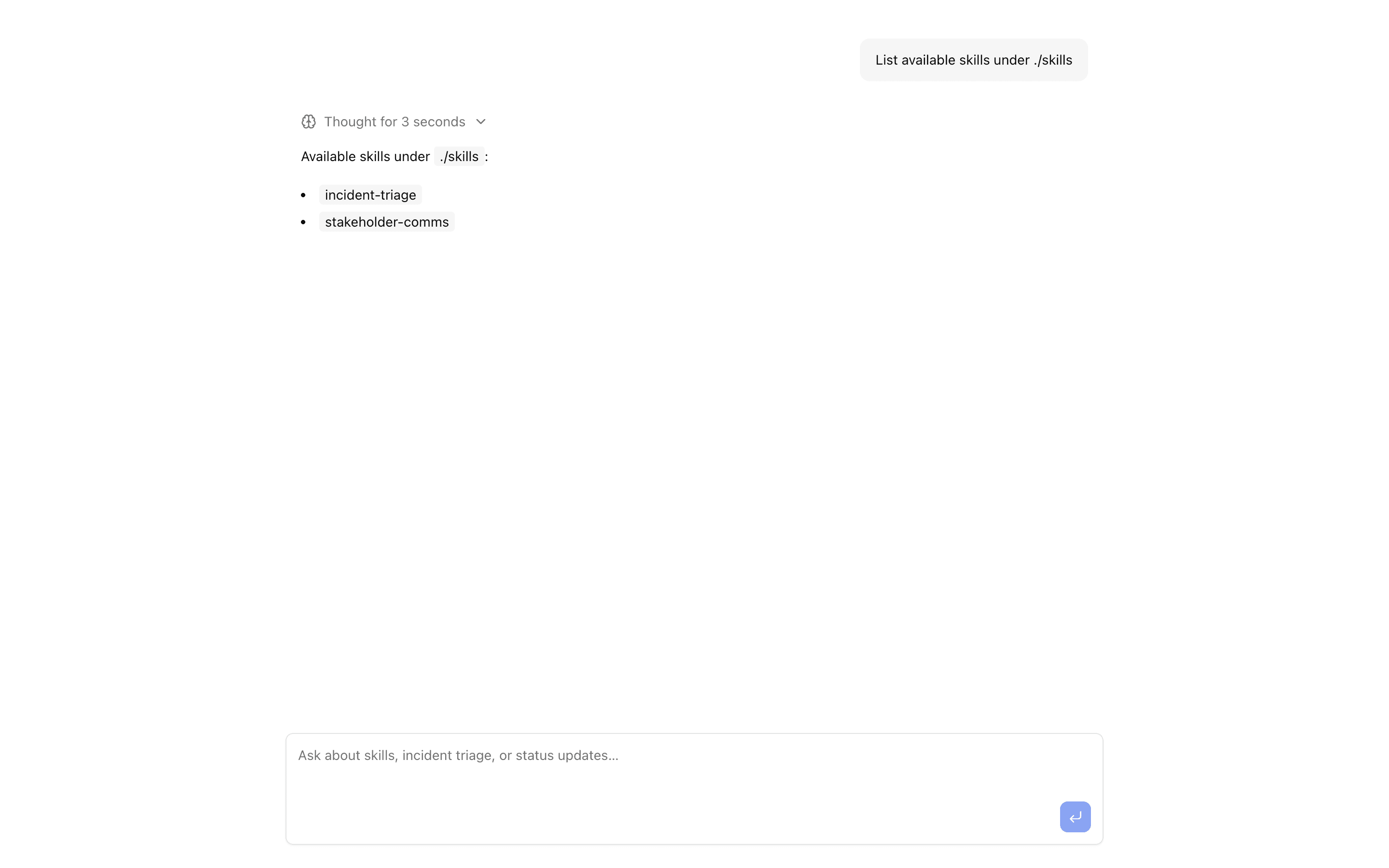 Just Bash Skills Agent preview