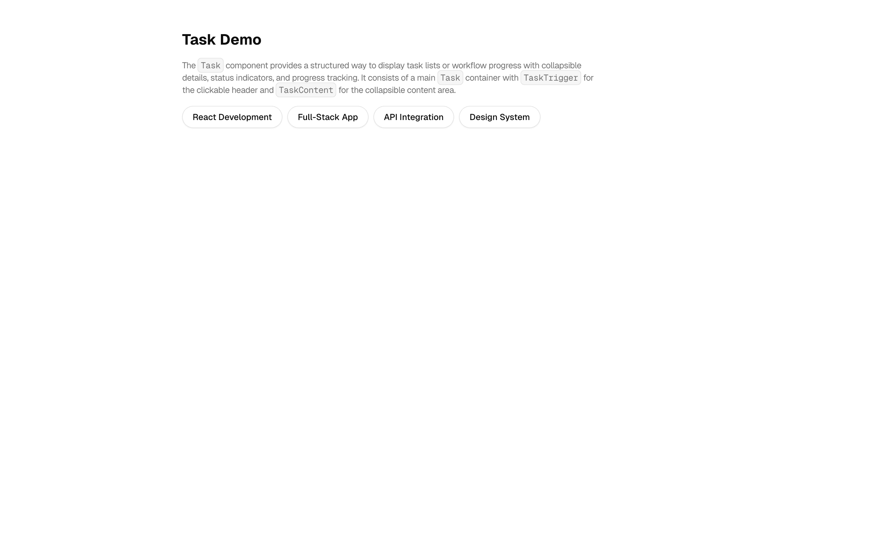 Task Management Demo preview