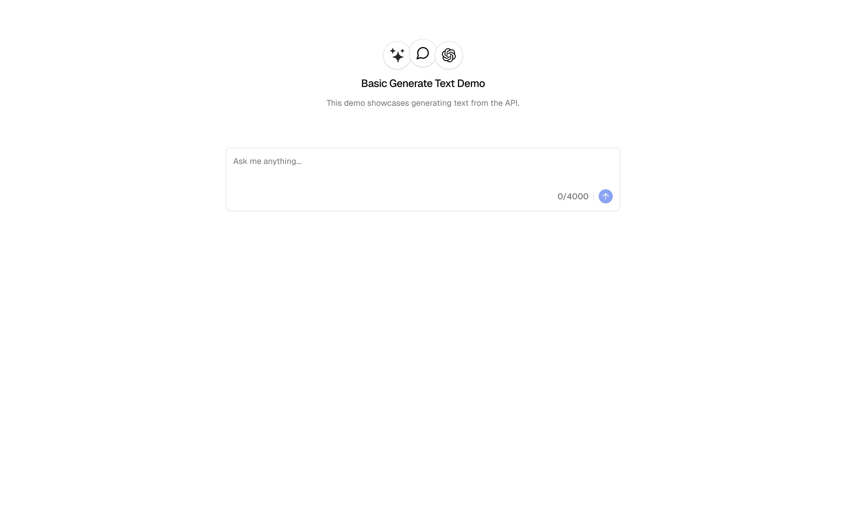 Generate Text preview