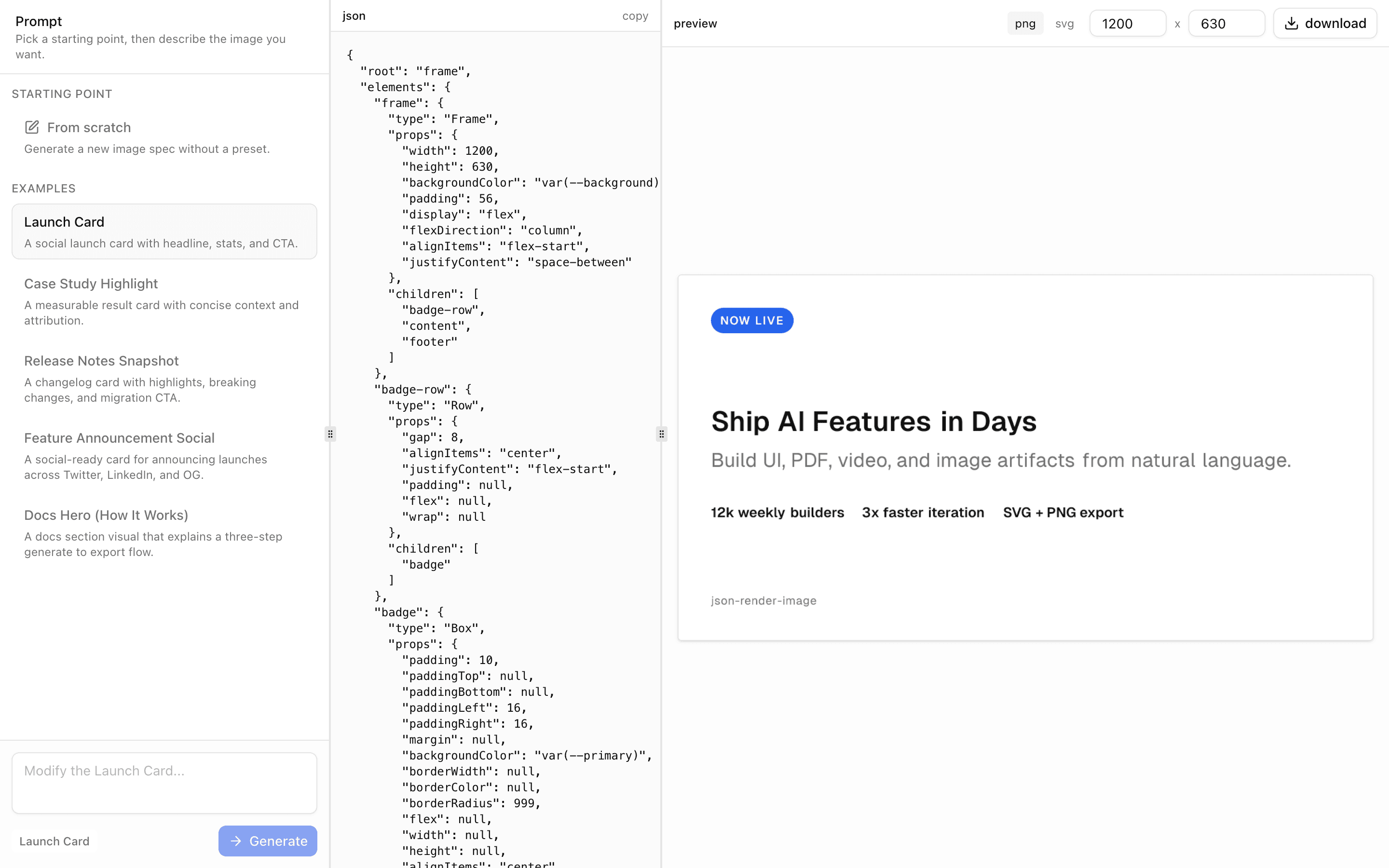 json-render-image tools example